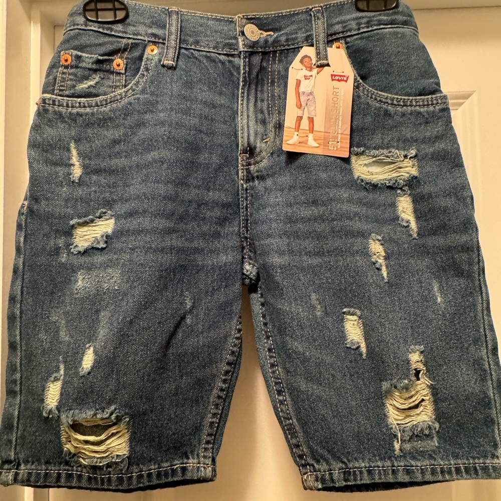 NWT Boys Levi’s Denim Shorts Size 14